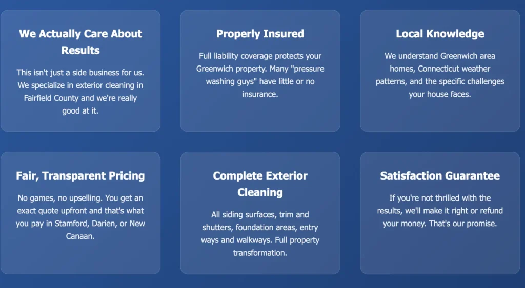 Why choose Greenwich House Wash